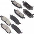 Ceramic Brakes Pads Ocpty Quick Stop Front Rear Brake Pad Fit For Infiniti Ex35 Ex37 Fx35 Fx37 Fx45 G25 G35 G37 M35 M35h M37