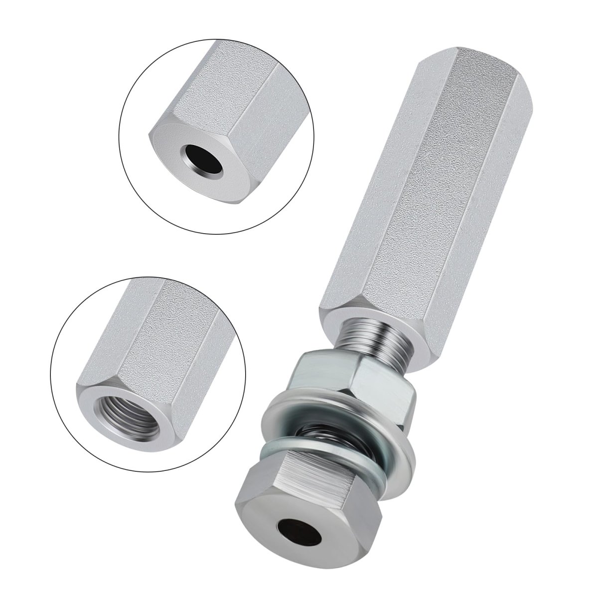 2 Pcs Quick Release Flag Pole Holder Silver For 1 4 In Poles All Atv Utv Motorcycle Dirt Bike Year