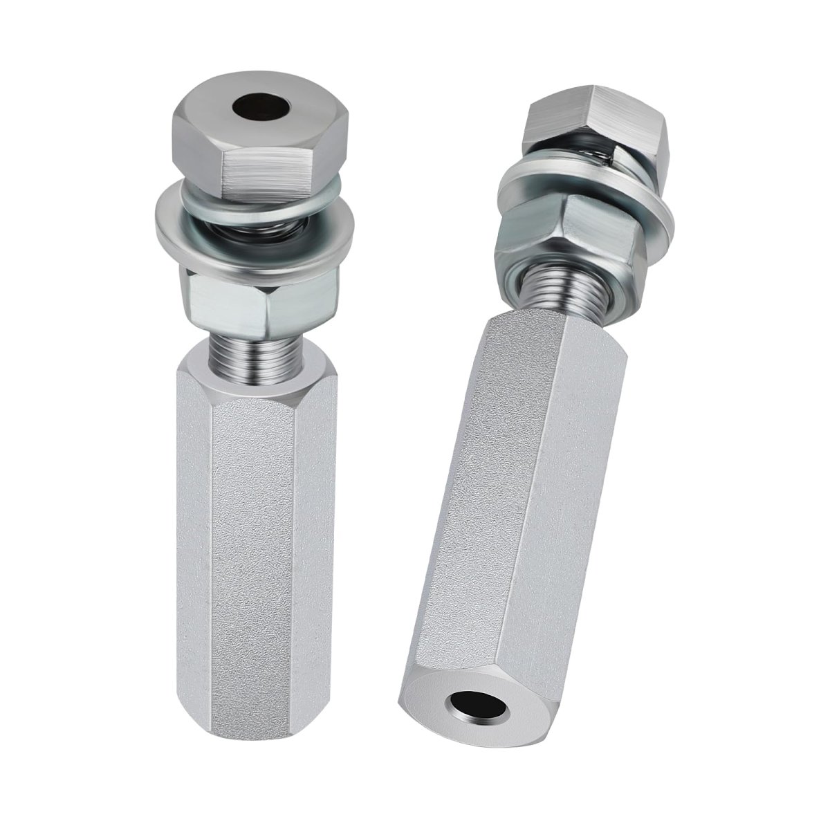 2 Pcs Quick Release Flag Pole Holder Silver For 1 4 In Poles All Atv Utv Motorcycle Dirt Bike Year