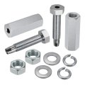 2 Pcs Quick Release Flag Pole Holder Silver For 1 4 In Poles All Atv Utv Motorcycle Dirt Bike Year