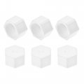 Uxcell G3 4 Pipe Fitting Cap Ppr Hex Female Thread Hose Connector For Garden And Outdoor Water Pipes End White 6pcs