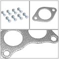 Aluminum Exhaust Manifold Header Gasket Set Compatible With 97-05 Suburban Impreza Rs 2 5l Non-turbo