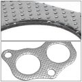 Aluminum Exhaust Manifold Header Gasket Set Compatible With 97-05 Suburban Impreza Rs 2 5l Non-turbo