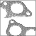 Aluminum Exhaust Manifold Header Gasket Set Compatible With 97-05 Suburban Impreza Rs 2 5l Non-turbo