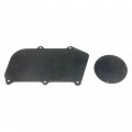 Bmr Suspension Fp005h Heater Delete Panel Aluminum Non-a C Vehicles Only Black Hammertone 1968-1972 A-body 