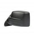 Ocpty Black Left Side Mirror Fit For 2007-2015 Jeep Patriot Textured Glass Heated Manual Folding