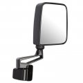 Ocpty Black Driver Side And Passenger View Mirror Textured With Manual Adjustment Fold Non-heated Compatible For 1987-1995