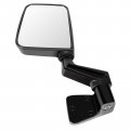 Ocpty Black Driver Side And Passenger View Mirror Textured With Manual Adjustment Fold Non-heated Compatible For 1987-1995