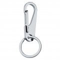 Augoing Keychain Key Ring Clip For Men And Women Universal Key Chain Hook With Quick Release Stainless Steel Car Keyring 