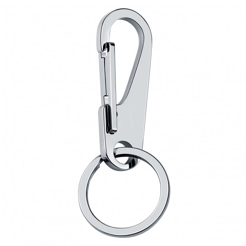 Augoing Keychain Key Ring Clip For Men And Women Universal Key Chain Hook With Quick Release Stainless Steel Car Keyring
