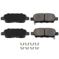 Rear Disc Brake Pads Kit D1288-8405 For 2008-2010 Infiniti Ex35 2007-2008 G35 2007-2009 Nissan Altima 2014-2017 Juke 4pcs 