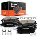 Front And Rear Ceramic Disc Brake Pads Set For Select Chevy Models Camaro 2010 2011 2012 2013 2014 2015 With Hardware 8 Pcs