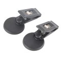 Dashboard Ticket Holder Clip Abs Plastic Mount For Windshield Holds Parking Tickets And Tolls Drivers Black 35x30mm 