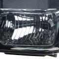 Compatible With Ford Super Duty Pair Of Smoked Lens Clear Corner Headlights Fog Lights
