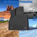 Front 2nd Row Full Set Car Tpe Floor Mats Trunk Cargo Liner All Weather For Hyundai Palisade 2020 2021 2022 2023 2024 2025