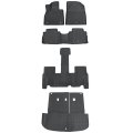 Front 2nd Row Full Set Car Tpe Floor Mats Trunk Cargo Liner All Weather For Hyundai Palisade 2020 2021 2022 2023 2024 2025 