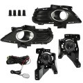 2 Pcs Front Fog Lights Lamps Assembly Replacement For Fusion 2013 2014 2015 2016 Left And Right Side With Bezel Switch 