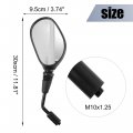 X Autohaux Side Mirror Motorcycle Quad Atv Utv Racing Style Rear View Mirrors 7 8 Handlebar Mount For Polaris Sportsman 300 400