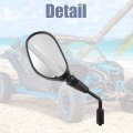 X Autohaux Side Mirror Motorcycle Quad Atv Utv Racing Style Rear View Mirrors 7 8 Handlebar Mount For Polaris Sportsman 300 400