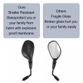 X Autohaux Side Mirror Motorcycle Quad Atv Utv Racing Style Rear View Mirrors 7 8 Handlebar Mount For Polaris Sportsman 300 400
