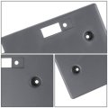 Factory Style Front License Plate Mounting Bracket Compatible With Nissan Rogue 14-16 Matte Black