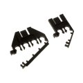 Spark Plug Wire Retainers For 7mm Maximum Diameter Black Standard Plastic Alx-pau-mm-40284-cl360a50 2 Piece Set 