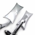 Httmt Mt400-004- Universal Bar End Mirror Fit Suzuk Kawasak Yamah H-d Compatible With Any 7 8 Or 1 Diameter Handlebar