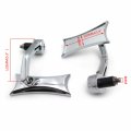 Httmt Mt400-004- Universal Bar End Mirror Fit Suzuk Kawasak Yamah H-d Compatible With Any 7 8 Or 1 Diameter Handlebar
