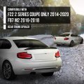 Rear Trunk Spoiler Wing For Bmw F22 2 Series Coupe Only 2014 2015 2016 2017 2018 2019 2020 Fit F87 M2 Gloss Black