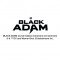 Graphics More Black Adam Lightning Logo Novelty Metal Vanity Tag License Plate
