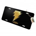 Graphics More Black Adam Lightning Logo Novelty Metal Vanity Tag License Plate