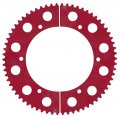 Split Sprockets 35 56 Tooth For Go Karts And Mini Bikes 6 Bolt Pattern 5 25 In 4 Center Hole Red Or Silver Anodized Aluminum 
