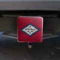 Rustic Arkansas State Flag Distressed Usa Tow Trailer Hitch Cover Plug Insert