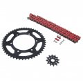 1992-1995 Fit Suzuki Rm125 Rm 125 Red O Ring Chain Sprocket Blk 12 49 520-112l