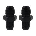 6an To 1 2-20 Inverted Flare Transmission And Radiator Fitting Black Set Of 2 