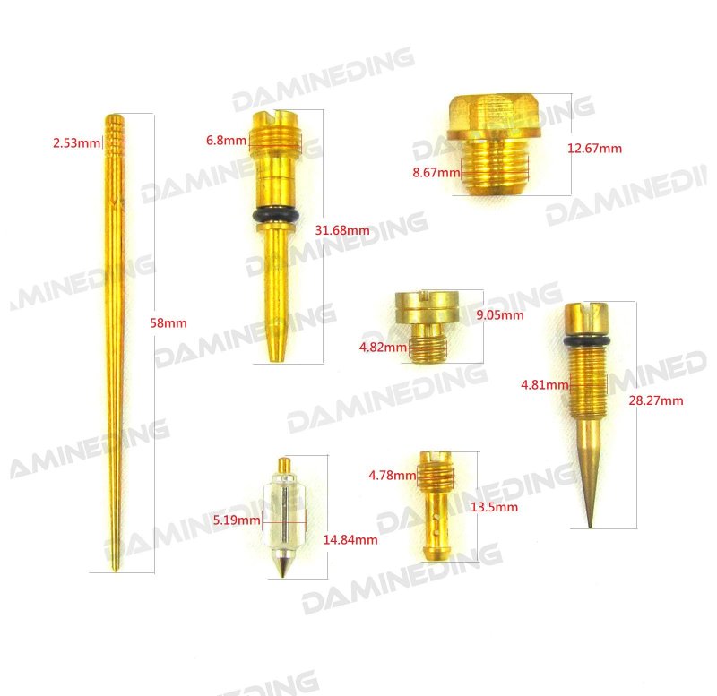 4 Pack Carburetor Rebuild Carb Repair Kit Fit For Gs550 Gs-550 Gs 550 550e Gs550e