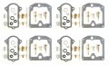 4 Pack Carburetor Rebuild Carb Repair Kit Fit For Gs550 Gs-550 Gs 550 550e Gs550e 