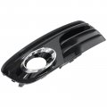 Newyall Pack Of 2 Left And Right Glossy Black Abs Front Bumper Lower Fog Light Cover Grill Grilles Insert