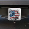 Deer Usa Flag American Traditions Hunting Tow Trailer Hitch Cover Plug Insert