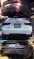 Fits For 2014-2016 Lexus Is250 Is350 Is200t Jdm Shark Fin Wd Rear Bumper Lip Diffuser