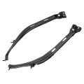 Outer Centre Stay Front Bumper Brackets For 2005-2011 Toyota Tacoma Steel Electrophoresis Primed Black Replacement To1067155 