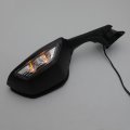 Httmt- Black Rear View Mirrors W Turn Signals Compatible With Kawasak Ninja Zx10r 2011-2015 H2 2014-2015 P N Mt252-036-bk