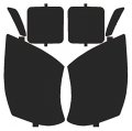 Precut Vinyl Tint Cover For 2003-2007 Cadillac Cts Headlights 20 Dark Smoke 