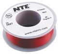 Nte Electronics Wh26-02-25 Hook Up Wire Stranded Type 26 Gauge 25 Length Red 