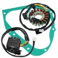 Stator Assy Regulator Rectifier Gasket Set Fit For Suzuki Df125 Df125ex 1999 Df200 Df200et 1996 Dr125 Dr125se 1994-2002 Oem