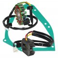 Stator Assy Regulator Rectifier Gasket Set Fit For Suzuki Df125 Df125ex 1999 Df200 Df200et 1996 Dr125 Dr125se 1994-2002 Oem