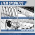 Fo2503171 Factory Style Halogen Headlight Lamp Compatible With Ford Focus 2000-2002 Passenger Right Side Chrome Housing