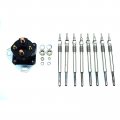 Set Of 8 Glow Plugs Plug Relay For Ford F250 F350 F450 F550 Excursion Diesel F81z-12b533-ac F4tz-12a342-a F4tz12a342ba Dy861