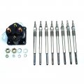 Set Of 8 Glow Plugs Plug Relay For Ford F250 F350 F450 F550 Excursion Diesel F81z-12b533-ac F4tz-12a342-a F4tz12a342ba Dy861