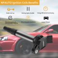 Ignition Coil Pack Spark Plugs Kit Fit For 1 8 L4 Toyota Corolla Matrix Prius V Lexus Ct200h Scion Xd 090 Pontiac Vibe 2009
